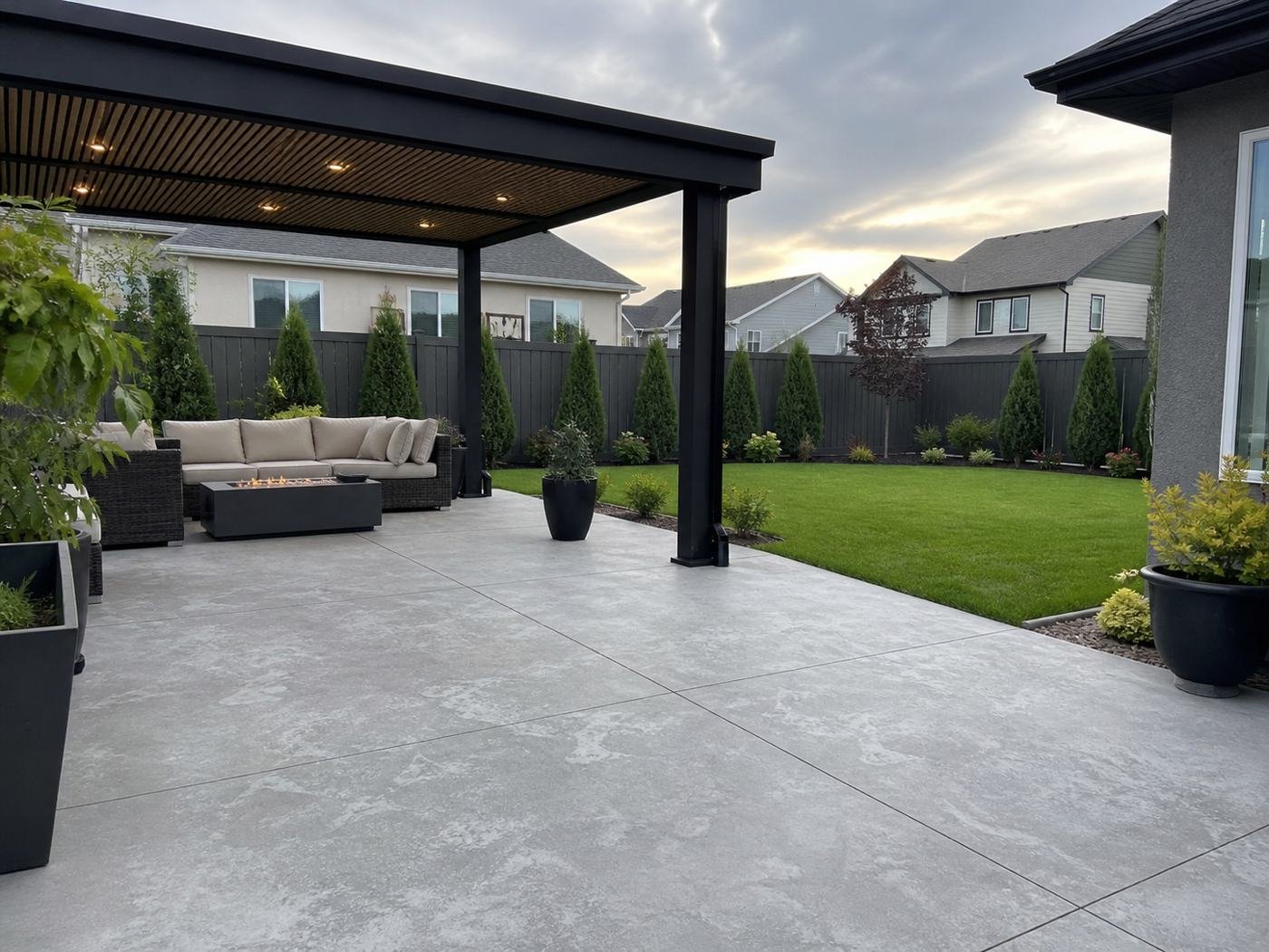 Finished concrete sidewalk replacement in Gladstone, MO — level, clean panels