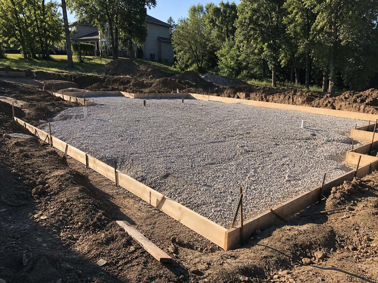 Concrete driveway removal and repour in Gladstone, MO — demo and new base prep