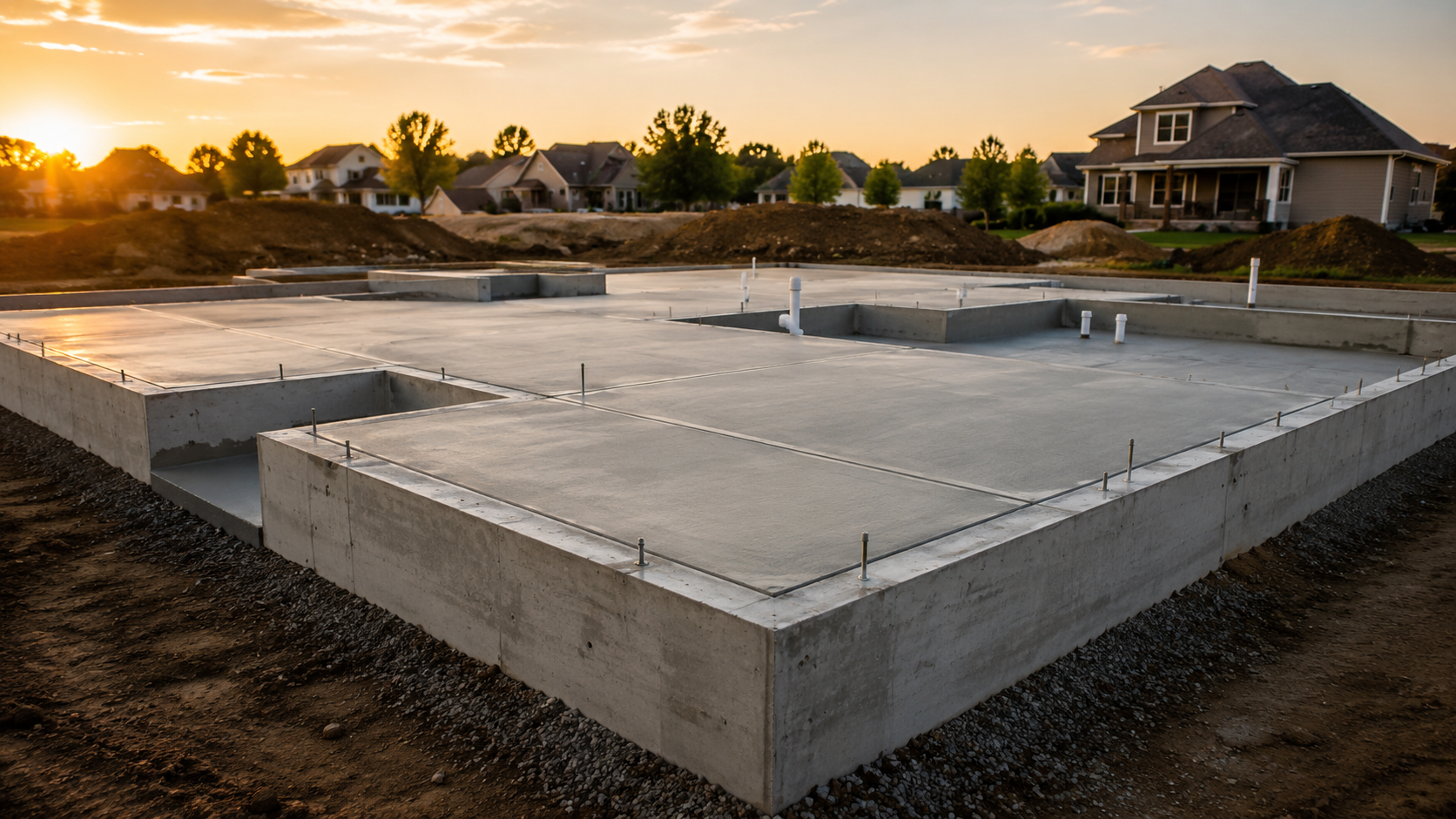Concrete foundations and commercial sitework in Kansas City
